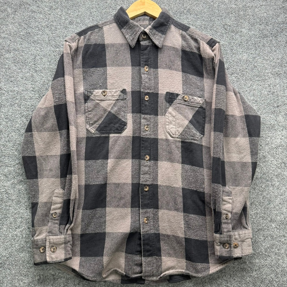 C.E. Schmidt Workwear Shirt Men's M Plaid Flannel Long Sleeve Button Up‎ Casual
